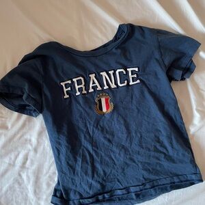 France baby tee